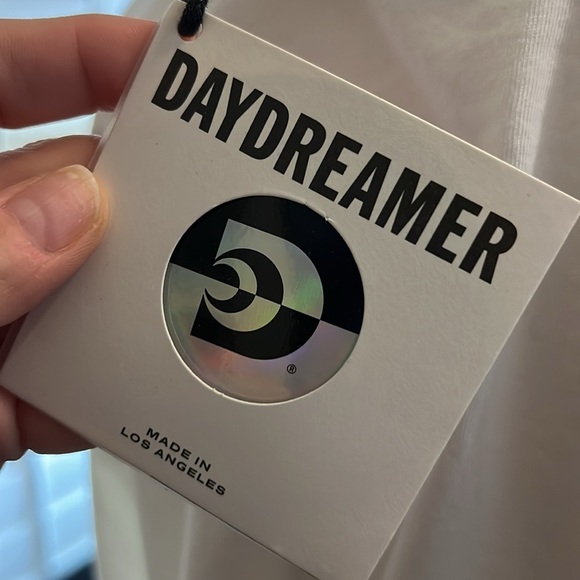 DAYDREAMER BEACH BOYS LICENSE PLATE CROP TOP VINTAGE WHITE $97 - Picture 6 of 6